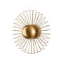 Opviq Kaya Lámpara de Pared de Metal Dorado